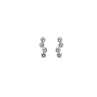 Cercei eleganti Lilibet, cu cristale albe – Perfectbijoux.ro