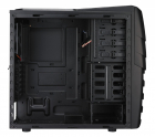 CARCASA CM STORM Enforcer, window version, mid-tower, ATX, 1* 200mm red LED fan &amp; 1* 120mm (inclus), I/O panel, front panel door, black 'SGC-1000-KWN1'