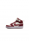 Pantofi sport mid-high Court Borough 2 din piele cu garnituri din material textil - Visiniu/Alb fildes