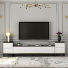 Comoda TV – 2 noptiere 260cm Imaj – Alb – Startdecor.ro