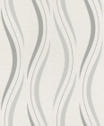 Tapet model abstract in nuante de gri pe fundal bej  D476514E