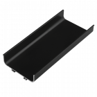 Profil aluminiu LB (tip Gola) - C, aluminiu, negru, 2.75 m