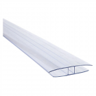 Profil H policarbonat transparent, grosime 16 mm, lungime 6 m