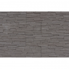 Piatra decorativa Modulo Impuls Graphite, exterior/interior, montaj fara rost tip placa cu placa, nuante de negru, 36,8 x 9,8 x 1,7 cm
