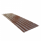 Tigla metalica Durako Riva, maro, RAL 8017, lucios, grosime 0,45 mm, 3,195 x 1,180 m