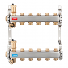 Distribuitor/colector Ferro SN-ROU10S, 10 circuite, alama, 1