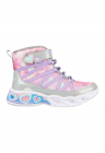 Pantofi sport inalti cu lumini led Sweetheart Lights - Let's Shine - Lila/Roz/Argintiu
