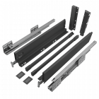 Sistem pentru sertar, Teko SLIM, antracit, 40 kg, 400 mm