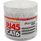 Mufa RJ-45 UTP Cat.6 EZ Passthrough RJ45-CAT6-EZ-50U-JAR, pini cupru nichelat si aurit 50 microni , 100 buc.