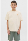 Tricou lejer din amestec de bumbac organic - Crem