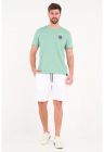 Pantaloni scurti cu snur - Alb