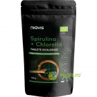 Spirulina + Chlorella Tablete fara Gluten Ecologice/Bio 125g