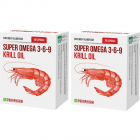 Pachet Super Omega 3-6-9  Krill Oil 30cps+30cps