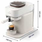 Espressor cafea Baristina BAR300/00, espresso machine, white, 1550 watts