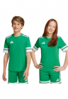 Tricou sport copii -  Squadra 25 - uscare rapida - verde - poliester reciclabil -