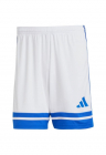 Pantaloni scurti sport barbati  Squadra - poliester - albastru/alb