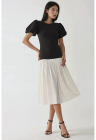 Rochie midi -  mulata - guler rotund - tricotata
