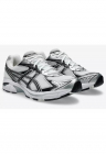 Pantofi sport unisex cu detalii metalizate GT-2160 - Alb/Negru/Argintiu