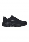 Pantofi sport Bobs Flex de piele ecologica - Negru