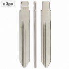 Set 3 lame cheie auto 17# VA2/VA6 pentru Citroen si Peugeot