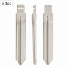 Set 3 lame cheie auto 83# SX9 pentru Citroen, Peugeot, Fiat si Lancia