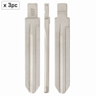 Set 3 lame cheie auto 107# HYN14 pentru Hyundai si Kia