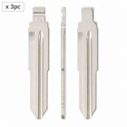 Set 3 lame cheie auto 39# YM28 dreapta pentru Opel, Chevrolet si Buick