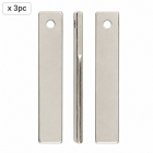 Set 3 lame cheie auto HU83 pentru Peugeot 407 si Citroen