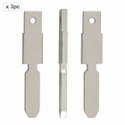 Set 3 lame cheie auto NE78 pentru Peugeot 406, 607 si Citroen