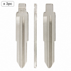 Set 3 lame cheie auto 08# TOY38R pentru Daihatsu, Kia, Fiat, Daewoo si Geely