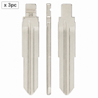 Set 3 lame cheie auto 28# HY16 stanga pentru Hyundai si Kia