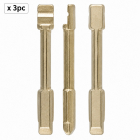 Set 3 lame cheie auto 90# FO21 pentru Ford Mondeo