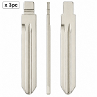 Set 3 lame cheie auto 100# HYN14R pentru Hyundai si Kia