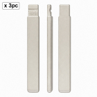 Set 3 lame cheie auto 123# TOY51 pentru Toyota Corolla, Auris si Yaris