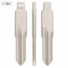Set 3 lame cheie auto 152# VAC102 pentru Renault si Dacia