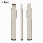 Set 3 lame cheie auto 158# HU101 pentru Ford, compatibile KD VVDI JMD – Techstar.ro