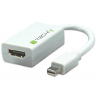 Adaptor Techly 304239, Mini DisplayPort malle – HDMI female, 0.15m, White – Dwyn.ro