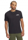 Tricou relaxed fit cu logo discret - Negru