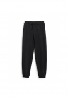 Pantaloni sport copii -  negru - stil sportiv - textil pentru fete