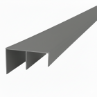 Profil de ghidare inferior SDS 9300, aluminiu anodizat mat, lungime 3 m – MatHaus.ro