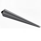 Profil de ghidare inferior SDS 9500, aluminiu anodizat mat, lungime 3 m – MatHaus.ro