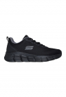 Pantofi sport Bobs Flex cu insertii de plasa - Negru