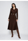 Rochie camasa midi din viscoza Sylvie