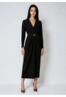 Rochie midi drapata Amaris