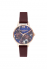 Ceas Dama -  Midi Lapis - inox - piele naturala - 38mm