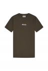 Tricou regular fit cu imprimeu text - Verde inchis