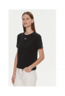 Tricou dama –  Bumbac/Elastan – Negru – FashionDays.ro