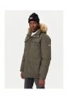 Geaca barbati –  parka – verde – 100% nailon – FashionDays.ro