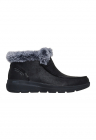 Ghete slip-ins cu blana sintetica Glacial Ultra Cozy Getaway - Negru