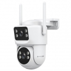 Camera Wi-Fi de exterior Kruger&Matz KM2217 C120 4+4MPX, aplicatie smartphone TUYA, microfon, difuzor, infrarosu 20m, slot card microSD – Vonmag.ro